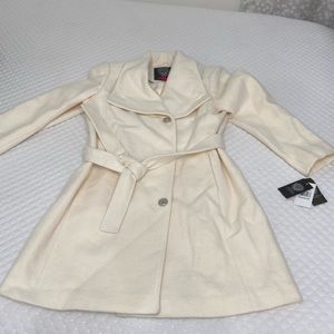 Vince Camuto Wing Collar Single Breasted Trench